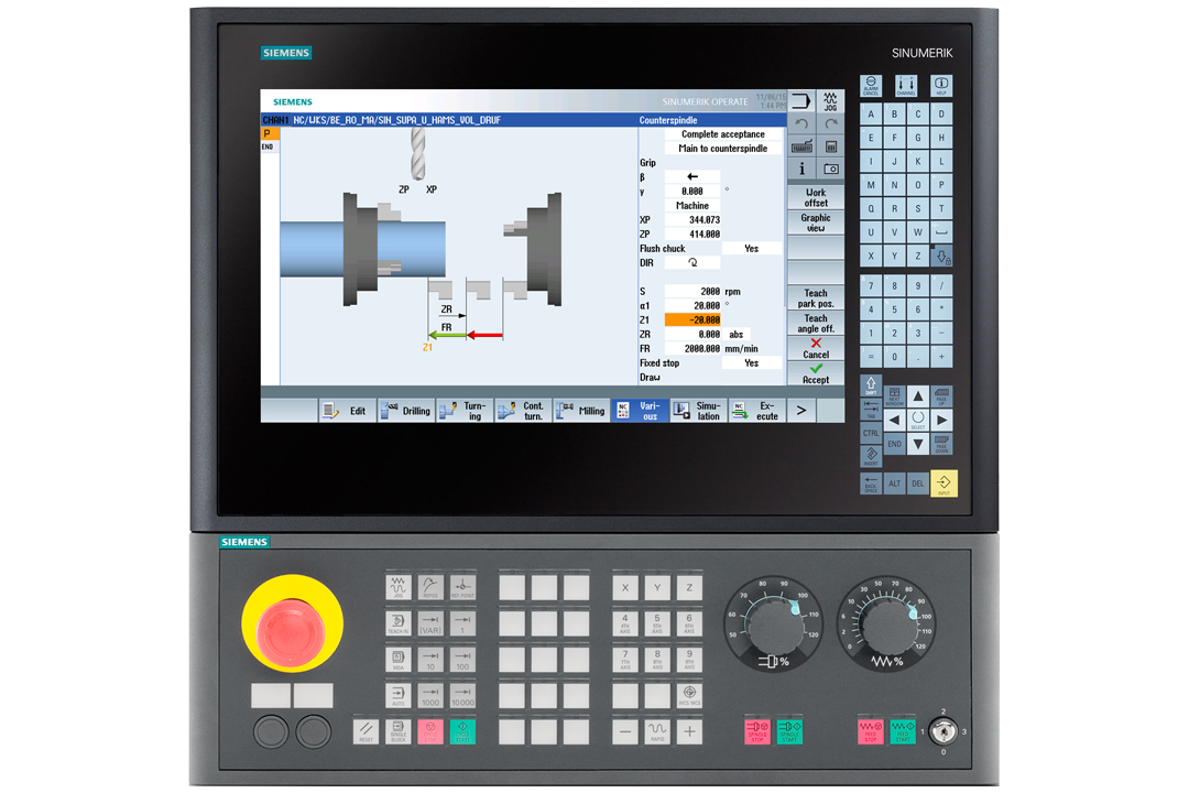 SEIGER Siemens 840D Solution Line Operate Drehmschine