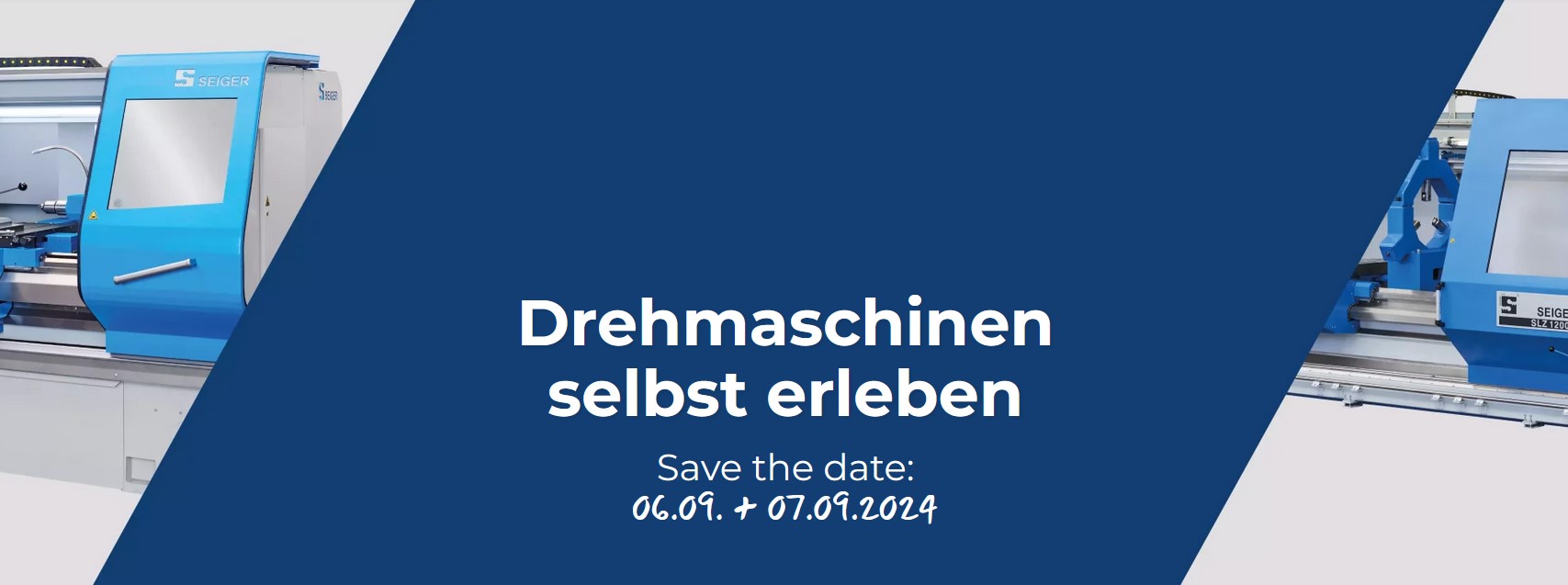 SEIGER-Hausausstellung im September 2024 / 40 Jahre SEIGER Drehmaschinen